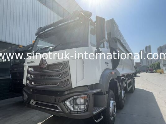 380HP वीचाई इंजन, इलेक्ट्रिक तिरपाल और हेवी-ड्यूटी मैंगनीज स्टील कार्गो बॉक्स के साथ HOWO-NX डंप ट्रक