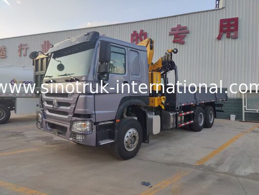 SINOTRUK HOWO Truck Mounted Crane with XCMG SQ5ZK3Q Knuckle Boom