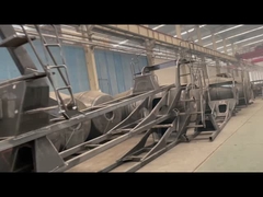 HOWO कंक्रीट मिक्सर ट्रक उत्पादन कार्यशाला