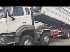 SINOTRUK HOWO हैवी ड्यूटी टिपर डंप ट्रक फ्रंट लिफ्टिंग 8×4 RHD
