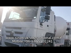 उच्च अश्वशक्ति 400HP कम ईंधन की खपत HOWO मिक्सर ट्रक 6-12CBM LHD 6×4 10 पहियों