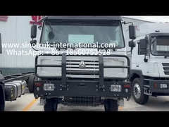 12 पहिया Sinotruk HOWO 8X4 कार्गो ट्रक 400hp चेसिस भूत चेहरा टैक्सी