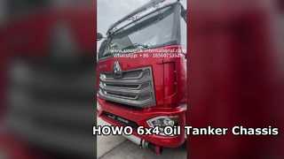 SINOTRUK HOWO 6x4 तेल टैंक ट्रक 371HP कुशल ढुलाई