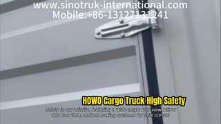 SINOTRUK HOWO कार्गो ट्रक उच्च सुरक्षा और दक्षता