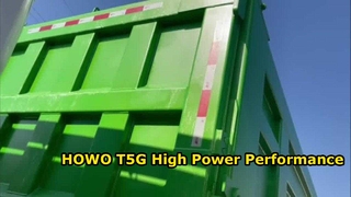 HOWO T5G डंप ट्रक 340HP शक्तिशाली, विश्वसनीय प्रदर्शन