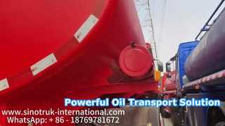 SINOTRUK HOWO 290 एचपी तेल टैंक ट्रक