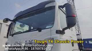 SINOTRUK TX डंप ट्रक चेसिस
